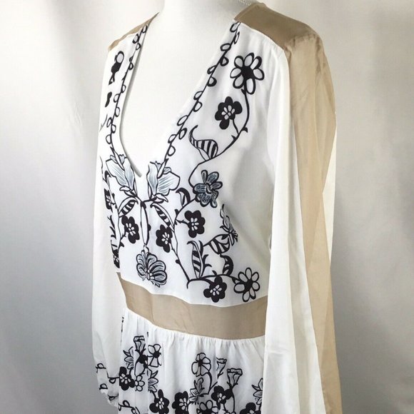 Floryday~NWT~Maxi~Long Dress Sheer Accents~ - Picture 5 of 9